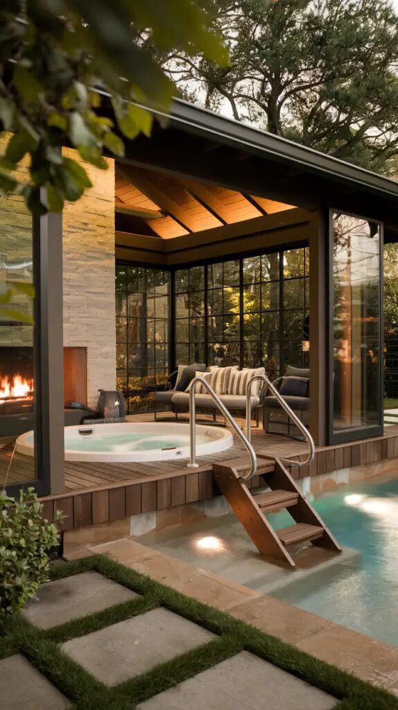 Hot Tub Pavilion Ideas for Year-Round Use