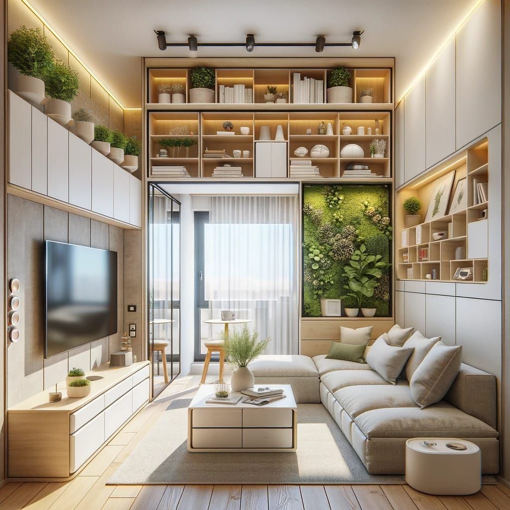 25. Adding Natural Touches to a Functional Living Room