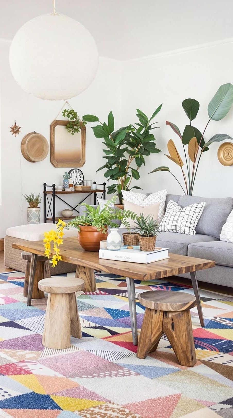 14. Eclectic Mix Living Room