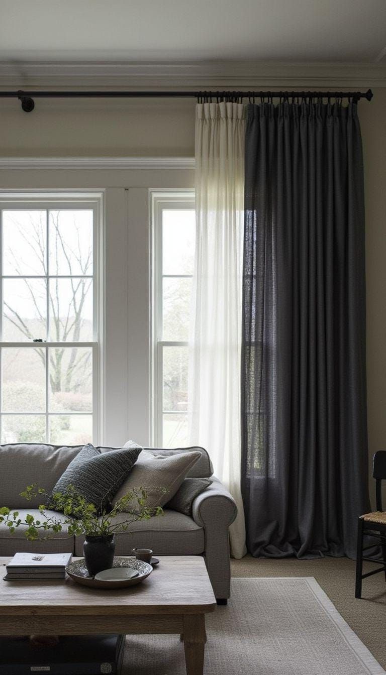 16. Layering Luxe Drapery in Farmhouse Rooms - photo 2