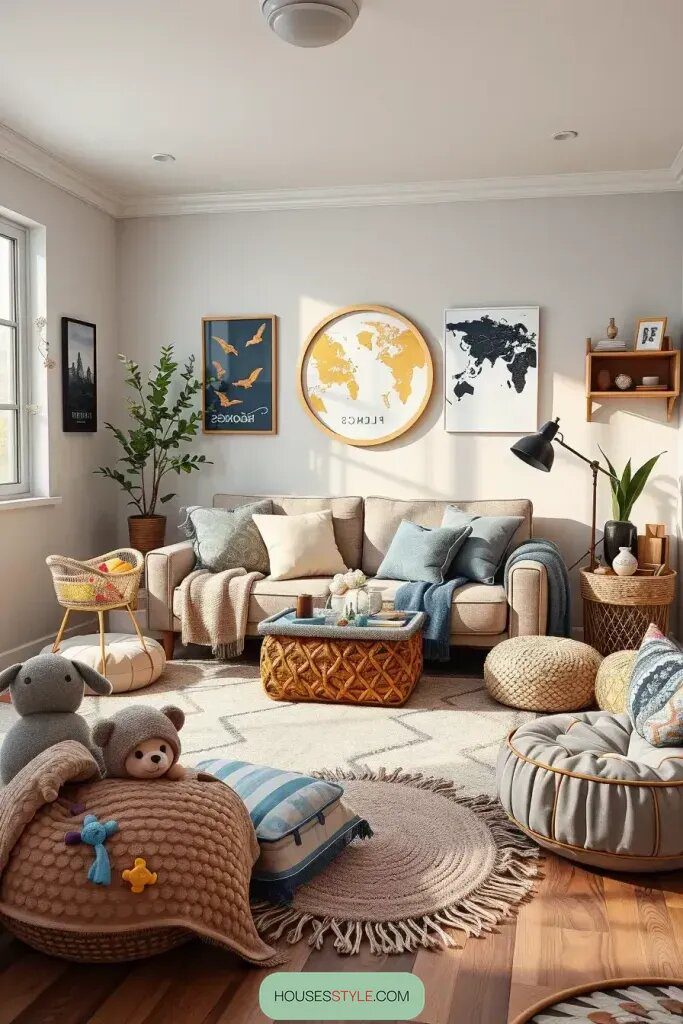 Designing A Kid-Friendly Small Living Room