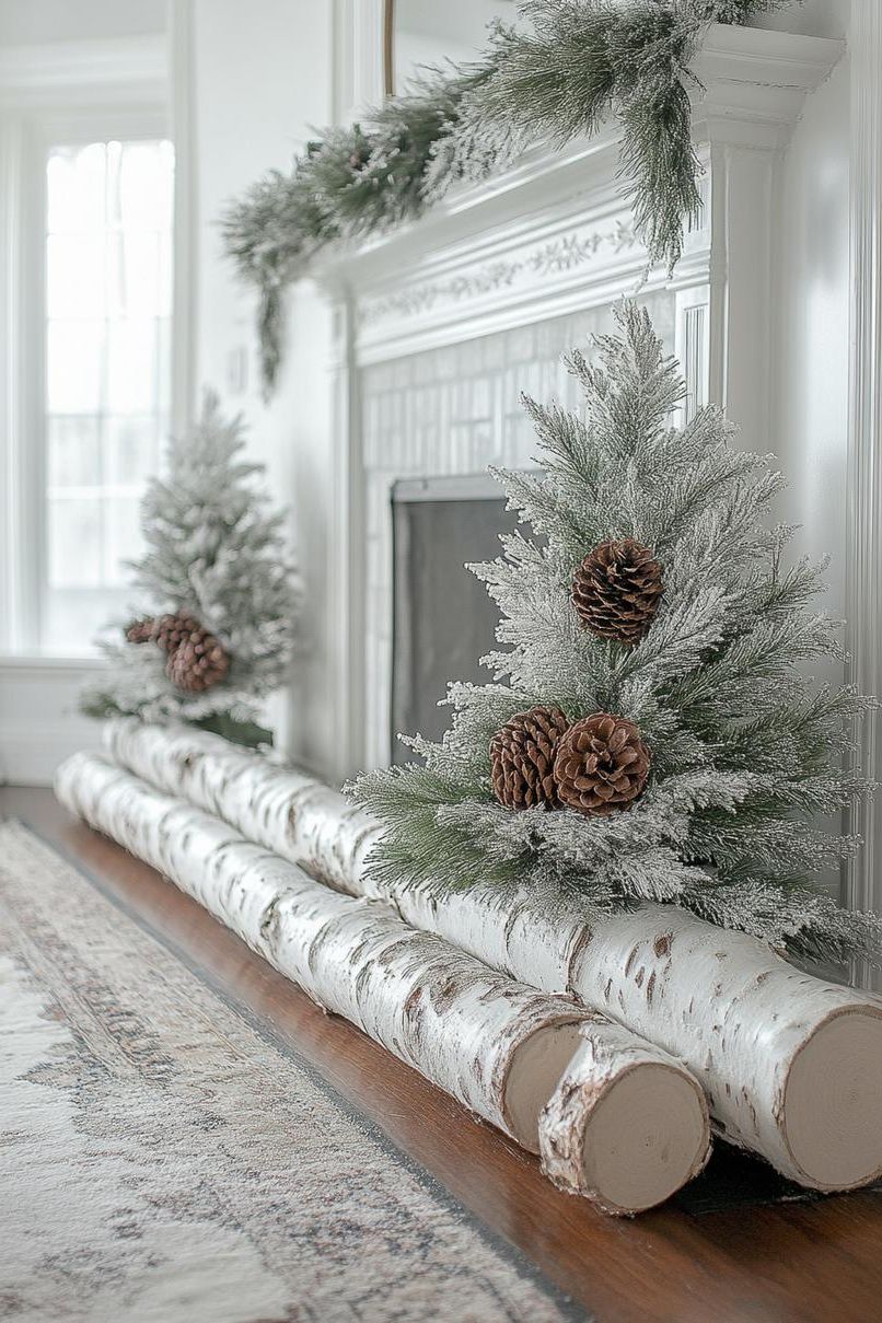 15. Birch and Pine Holiday Display - photo 2