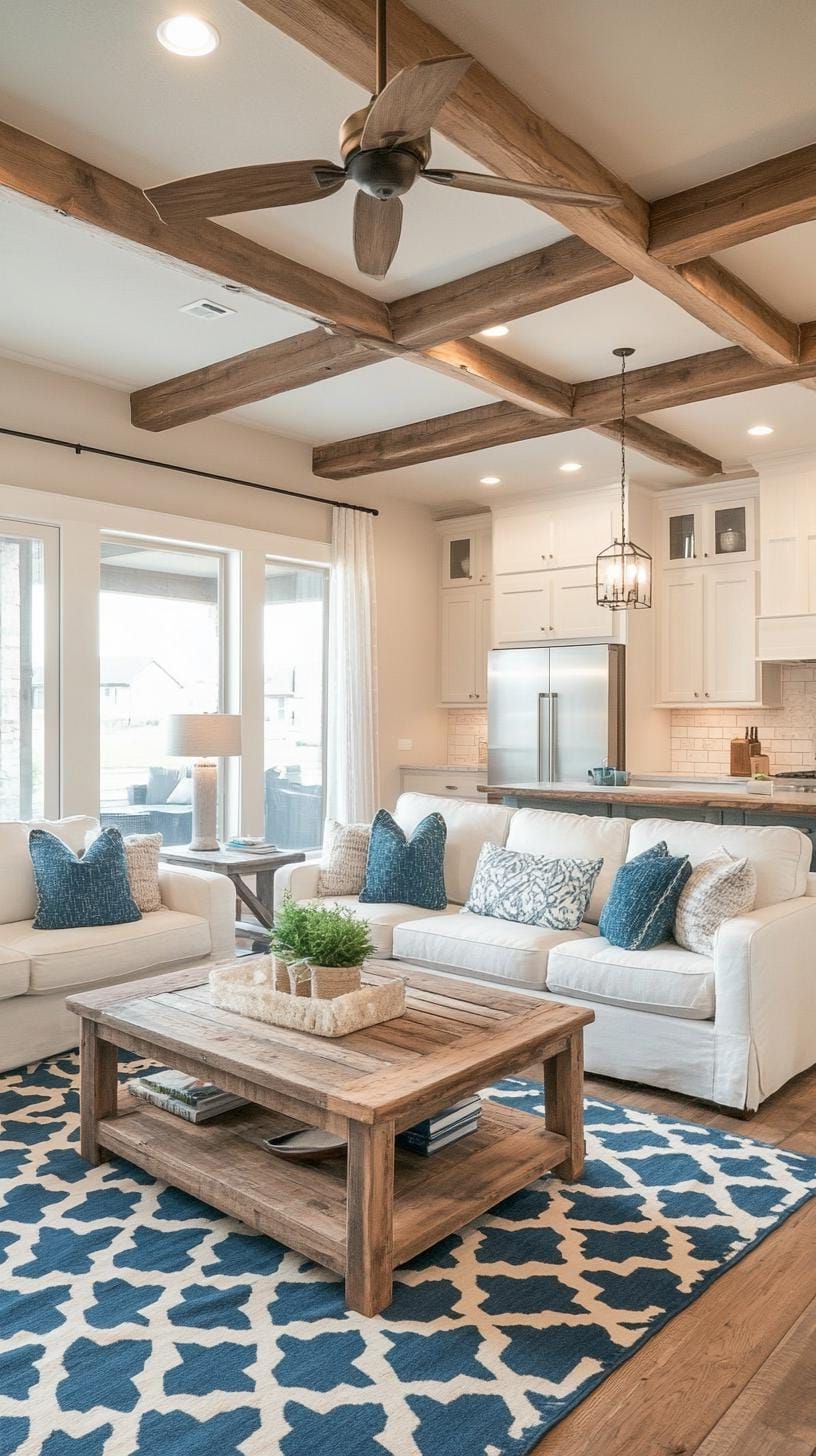 15. Distressed Wood Accents for Subtle Color - photo 3
