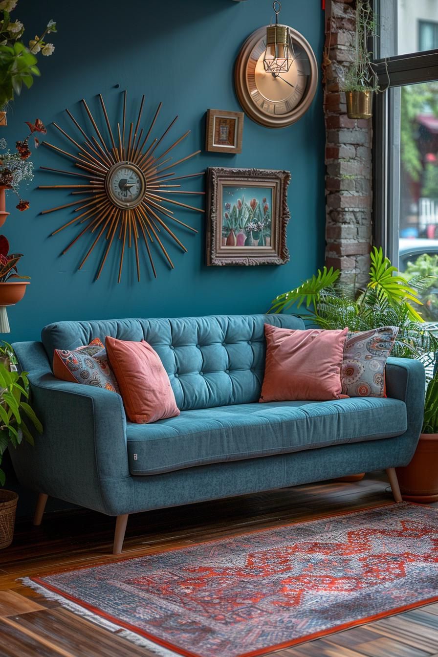 20. Mixing Eclectic Patterns, Mid-Century Style - photo 3