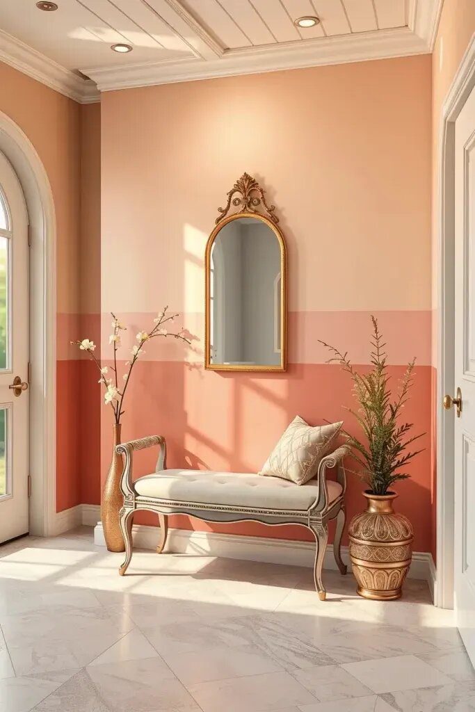 Gradient Paint Techniques for a Sunrise-Inspired Entryway - photo 2