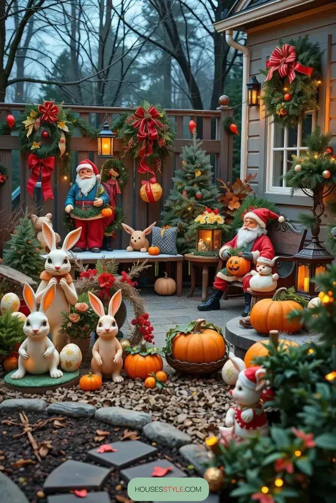 Seasonal Figurines for Holiday Garden Decor - photo 2