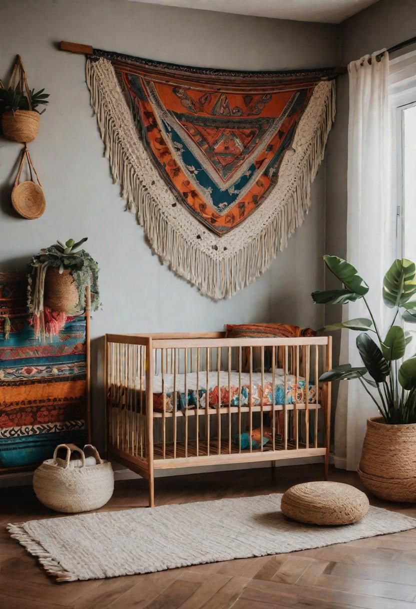 9. Boho Style Nursery Inspiration