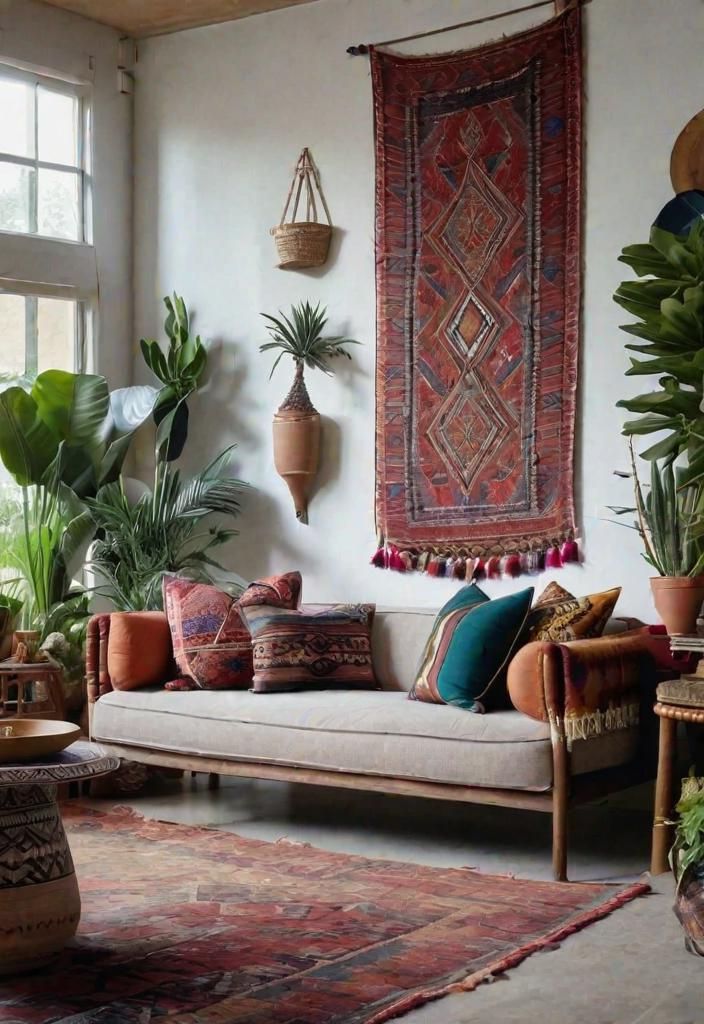 2. Vibrant Boho Chic Décor