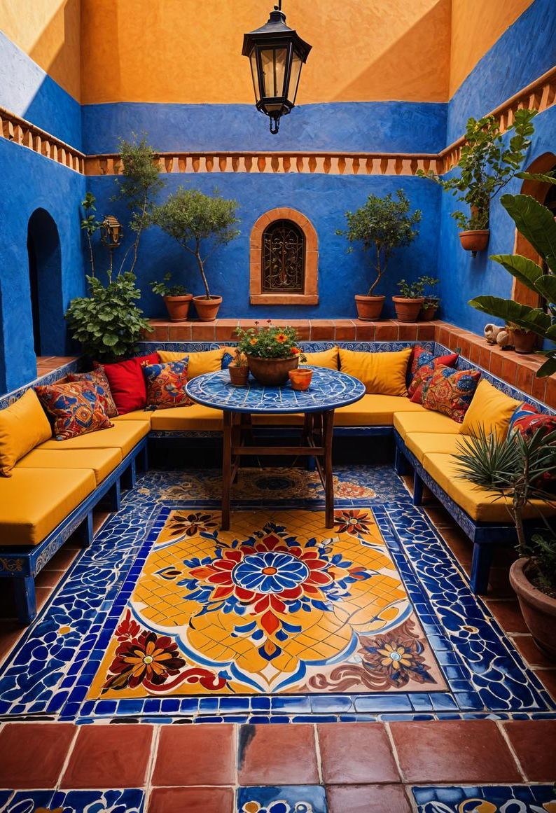 1. Talavera Tile Designs for Patios - photo 2