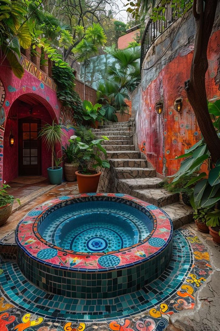 15. Creative Poolside Art Displays - photo 3