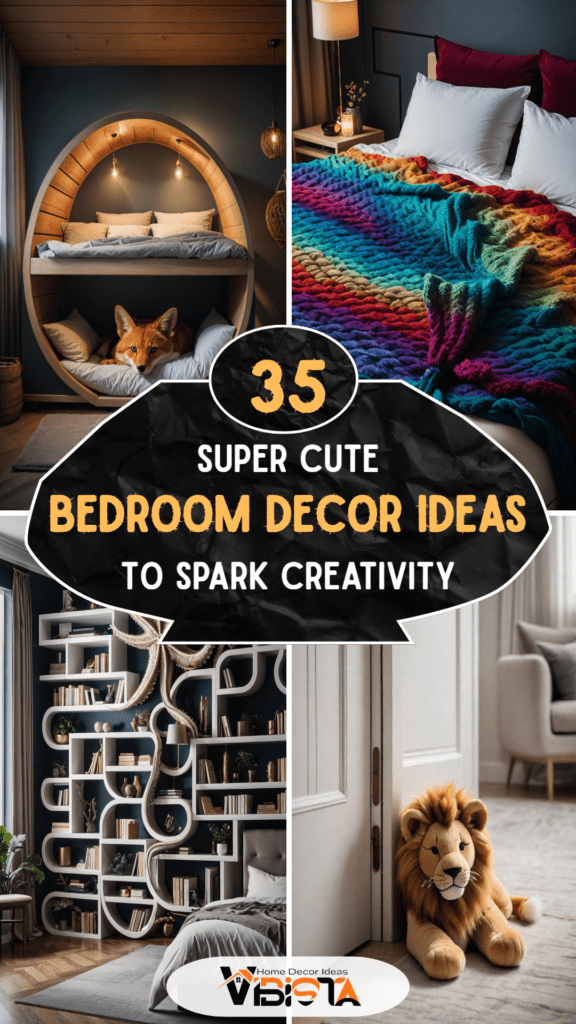 35 Super Cute Bedroom Decor Ideas to Spark Creativity