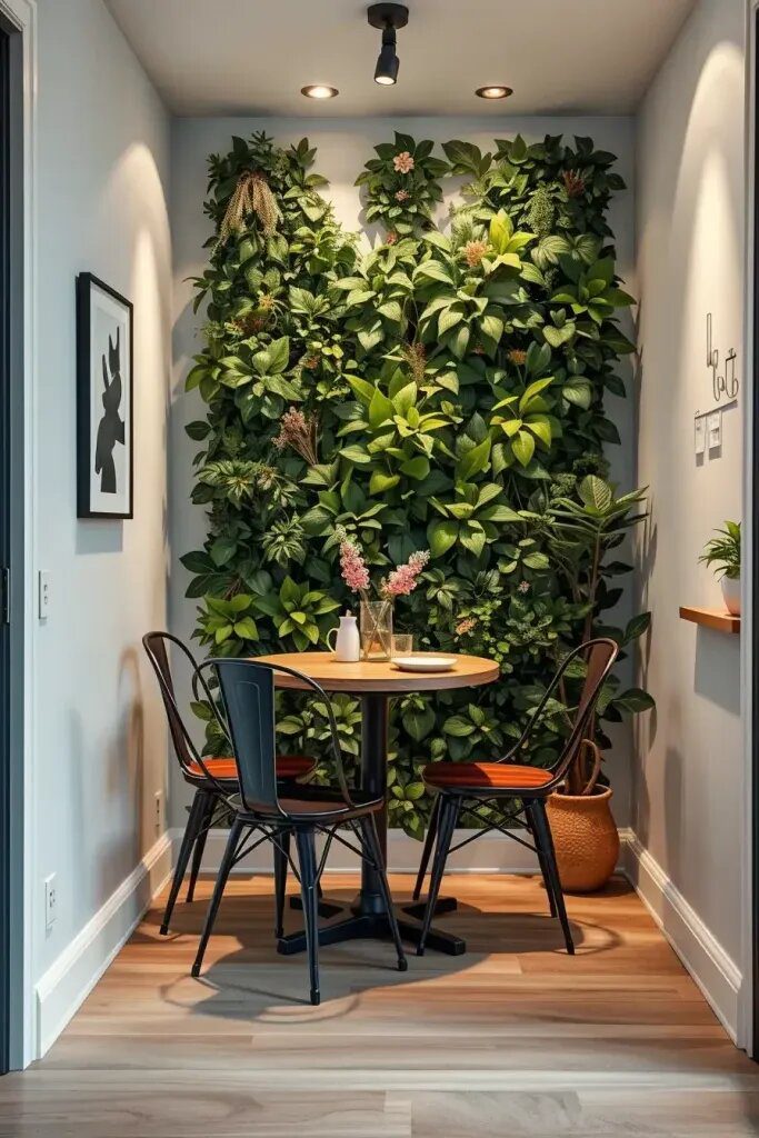 Vertical Gardens as a Dining Backdrop