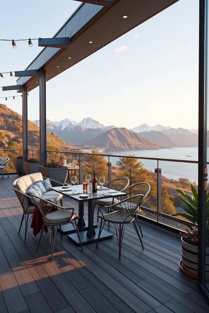 Outdoor Dining Spaces With A Scenic View