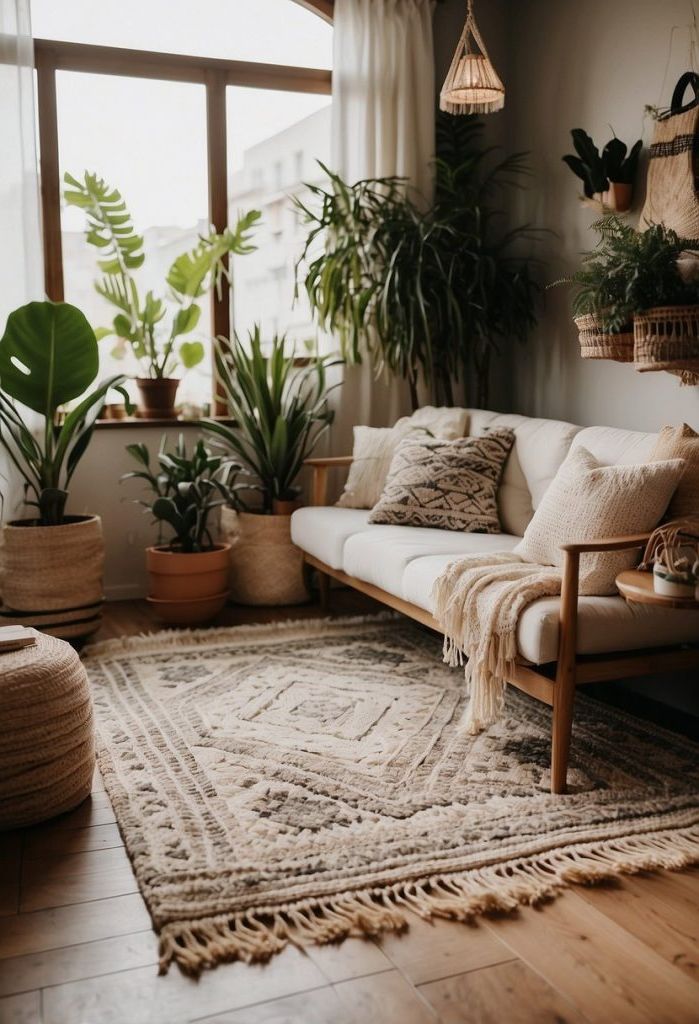 How to Build a Boho Living Room