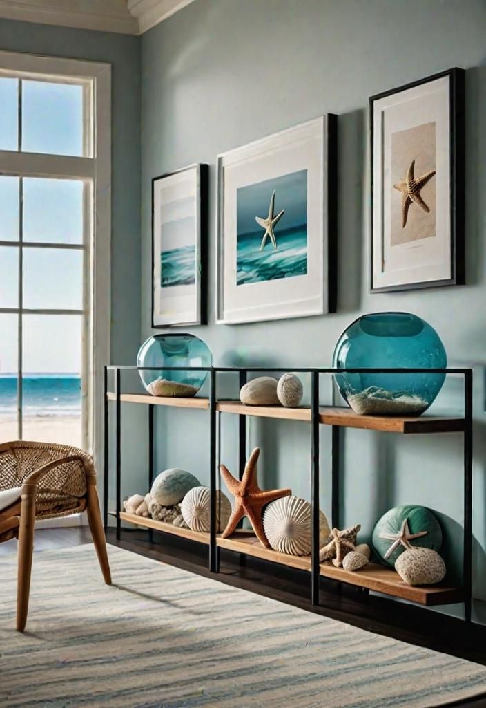 34. Display Cases with Coastal Style