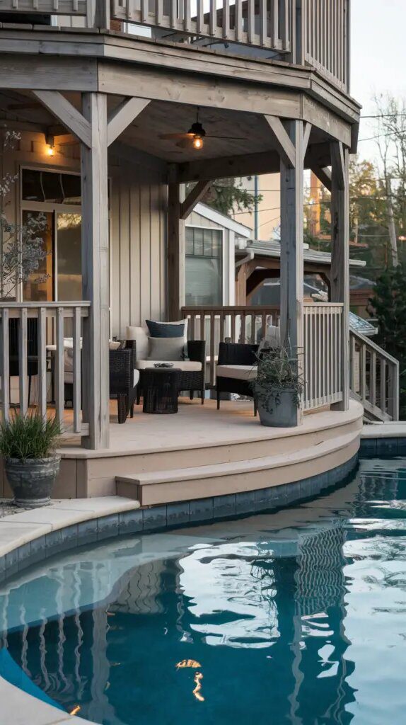 Circular Deck Layouts for Round Pools - photo 2