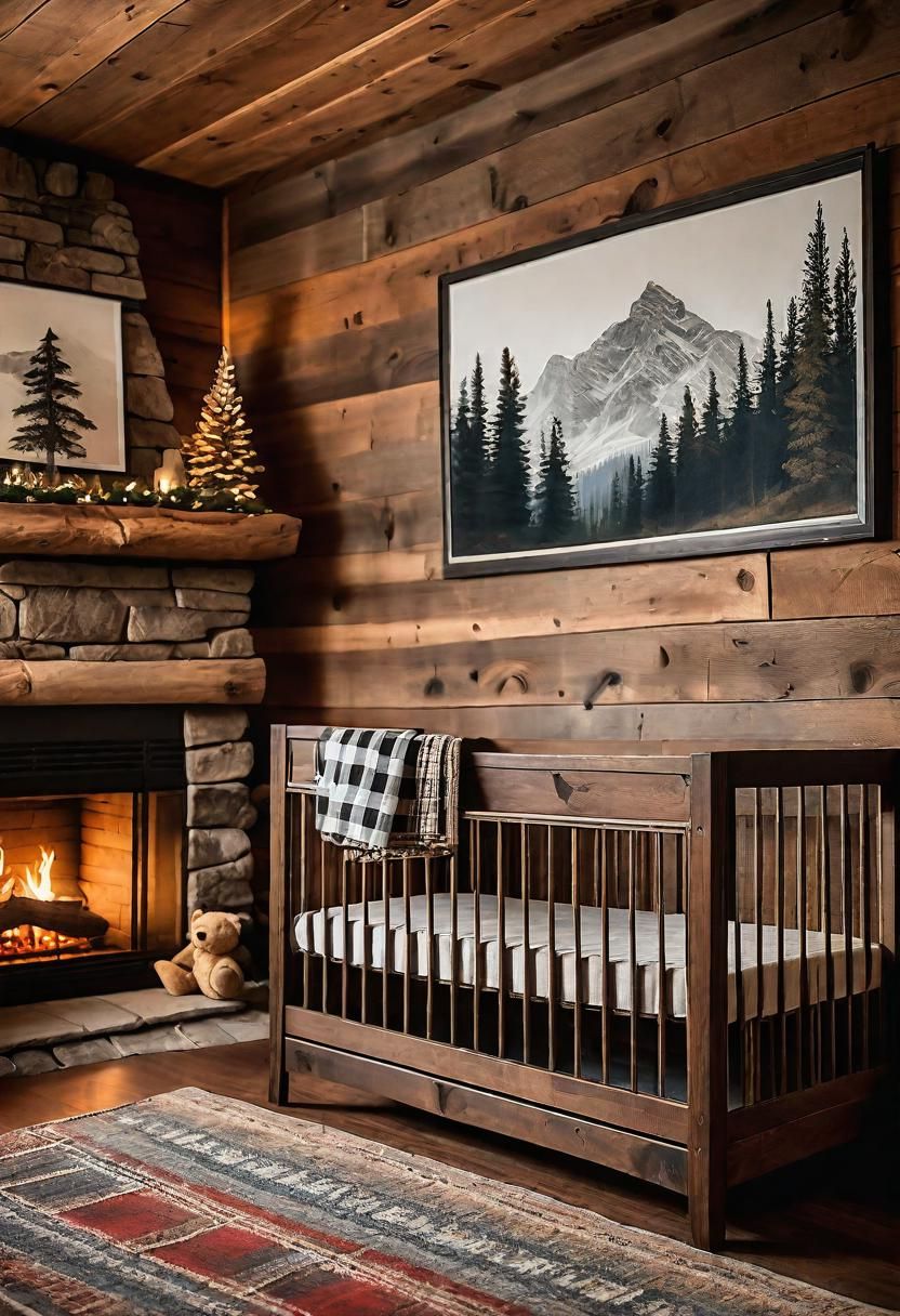 12. Rustic Gender-Neutral Nursery Inspiration
