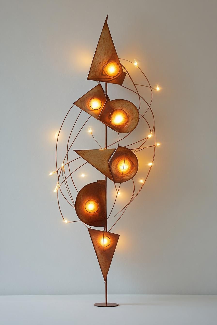 11. Festive Metal Wall Sculpture Glow - photo 2