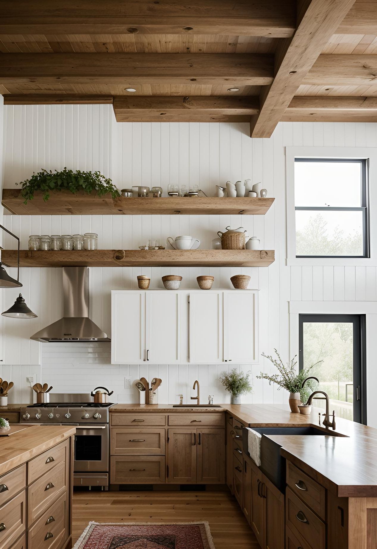 19. Farmhouse Chic Kitchen Looks