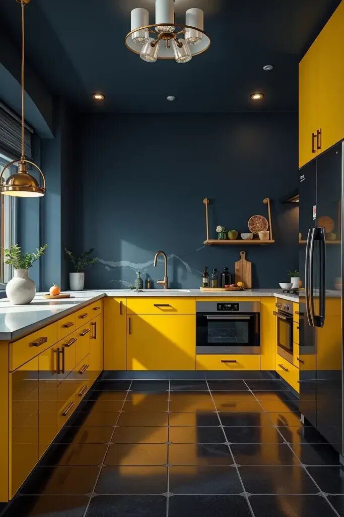 Bold Yellow Cabinets That Make a Statement