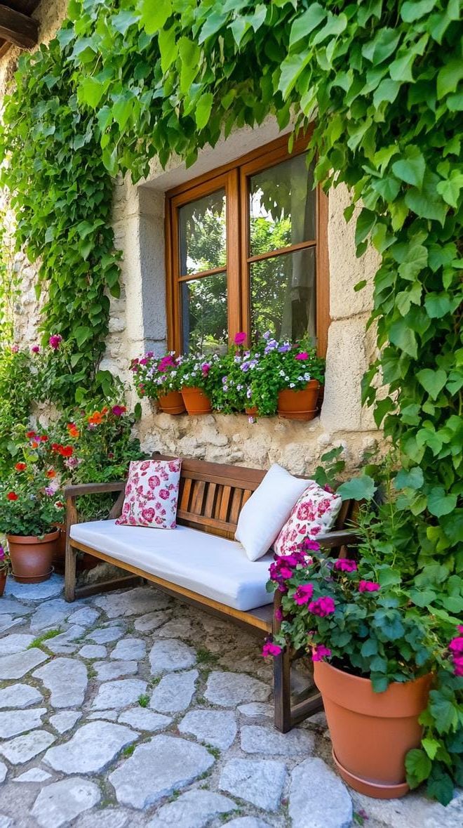25. An ivy-wrapped garden wall for a rustic retreat - photo 2
