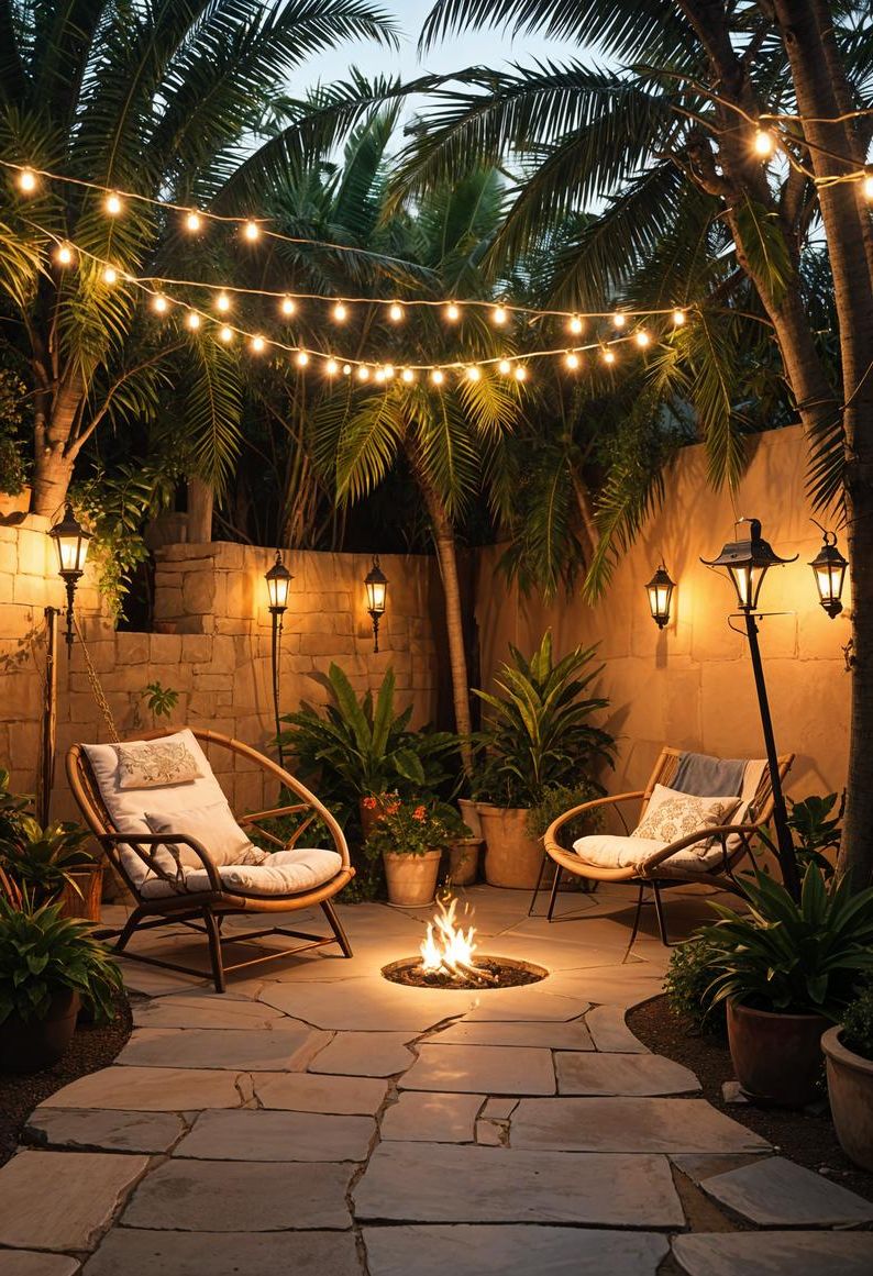 21. Tropical-Style Flagstone Patio Retreat - photo 2