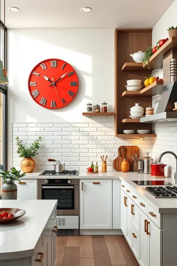 Retro Clocks as Kitchen Focal Points - photo 2