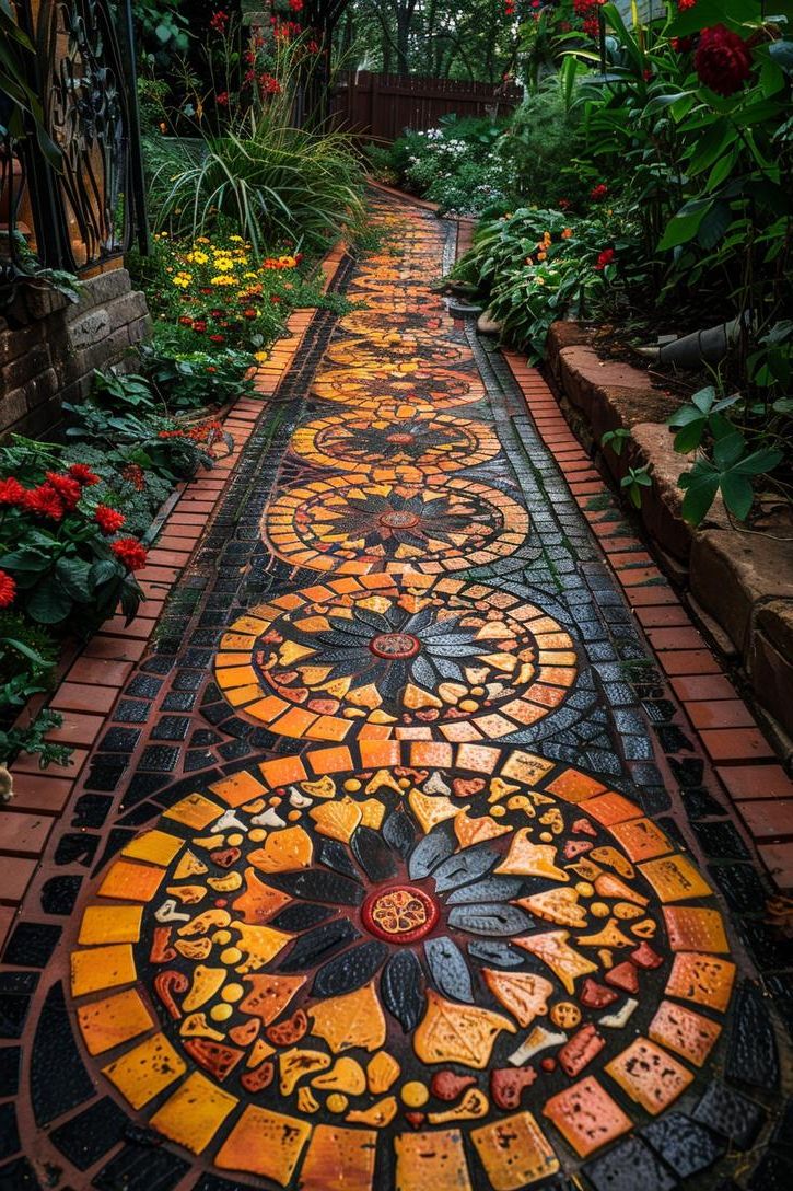 7. Easy DIY Patio Pathway Ideas - photo 2