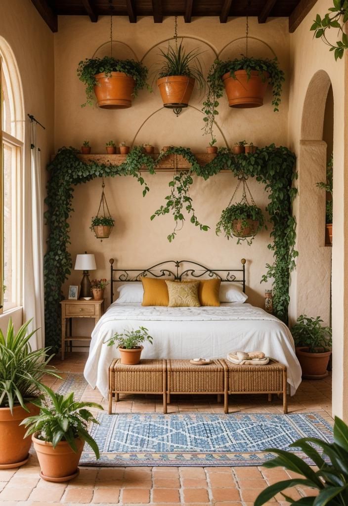 20. Sunny Mediterranean Bedroom Style - photo 3