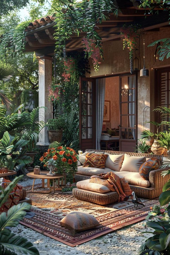 12. Boho-Style Rattan Daybed Setups - photo 2