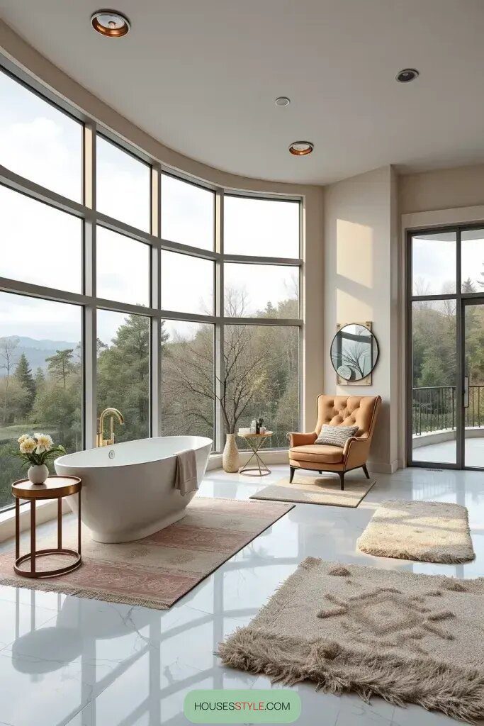 Master Bathrooms With Built-In Lounge Seating - photo 2
