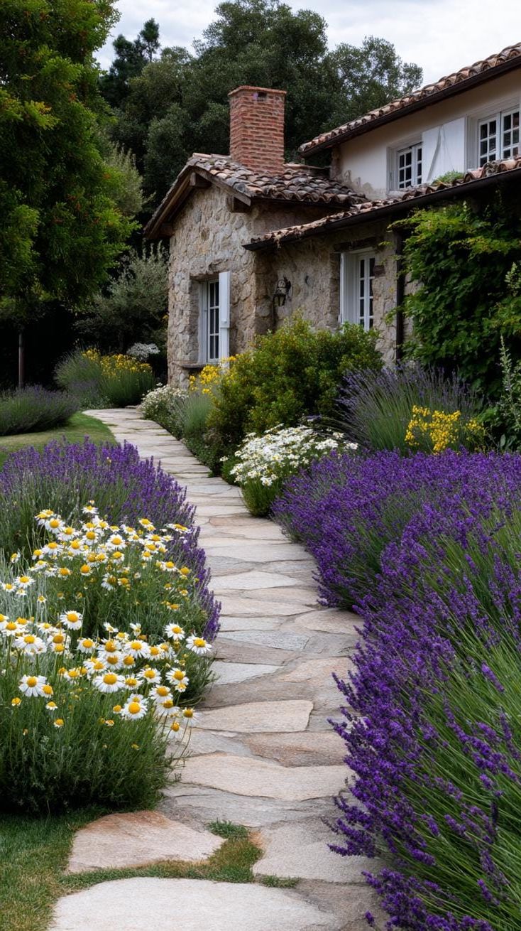 32. A Lavender Path Edged With Chamomile - photo 3