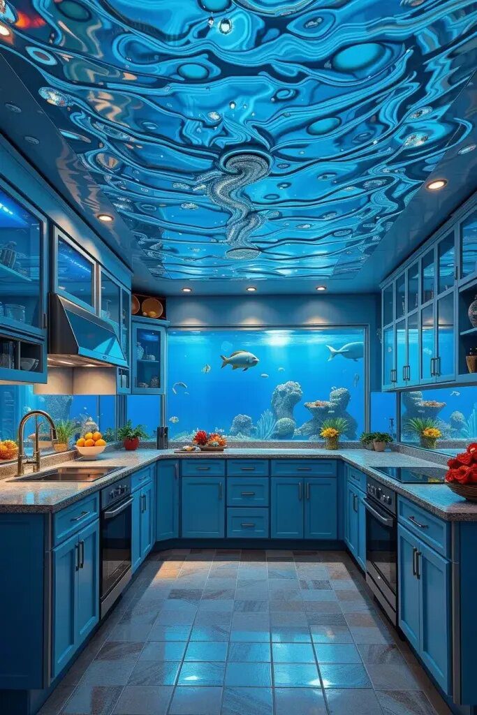 Explore Magical Underwater Kitchens with Stunning Glass Ceilings - photo 2