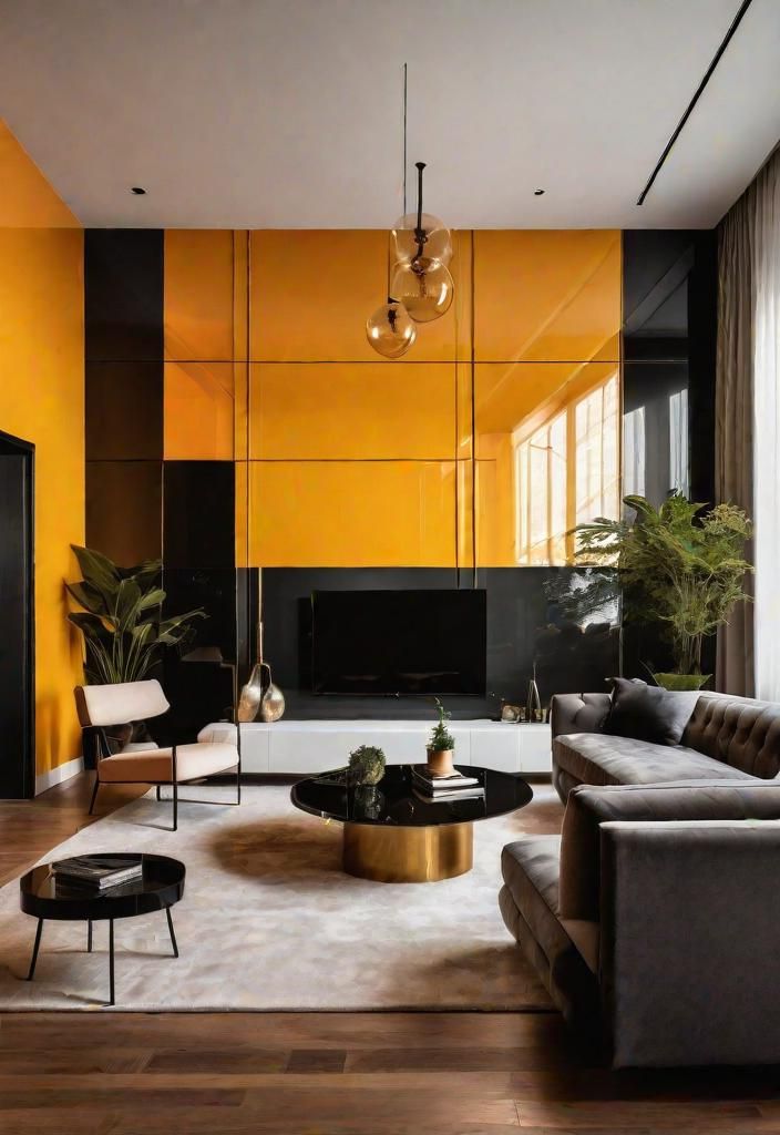 40. Bold Lacquer Wall Finish
