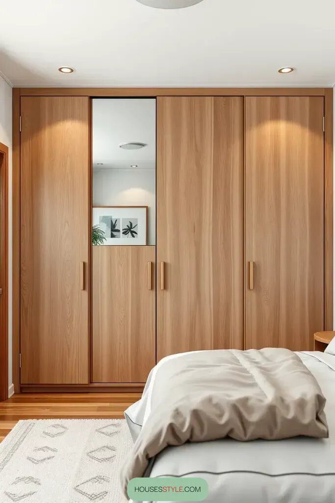 Stylish Wardrobes for Cozy Japandi Bedrooms