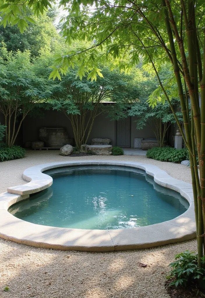6. Build a Zen Garden Pool Retreat