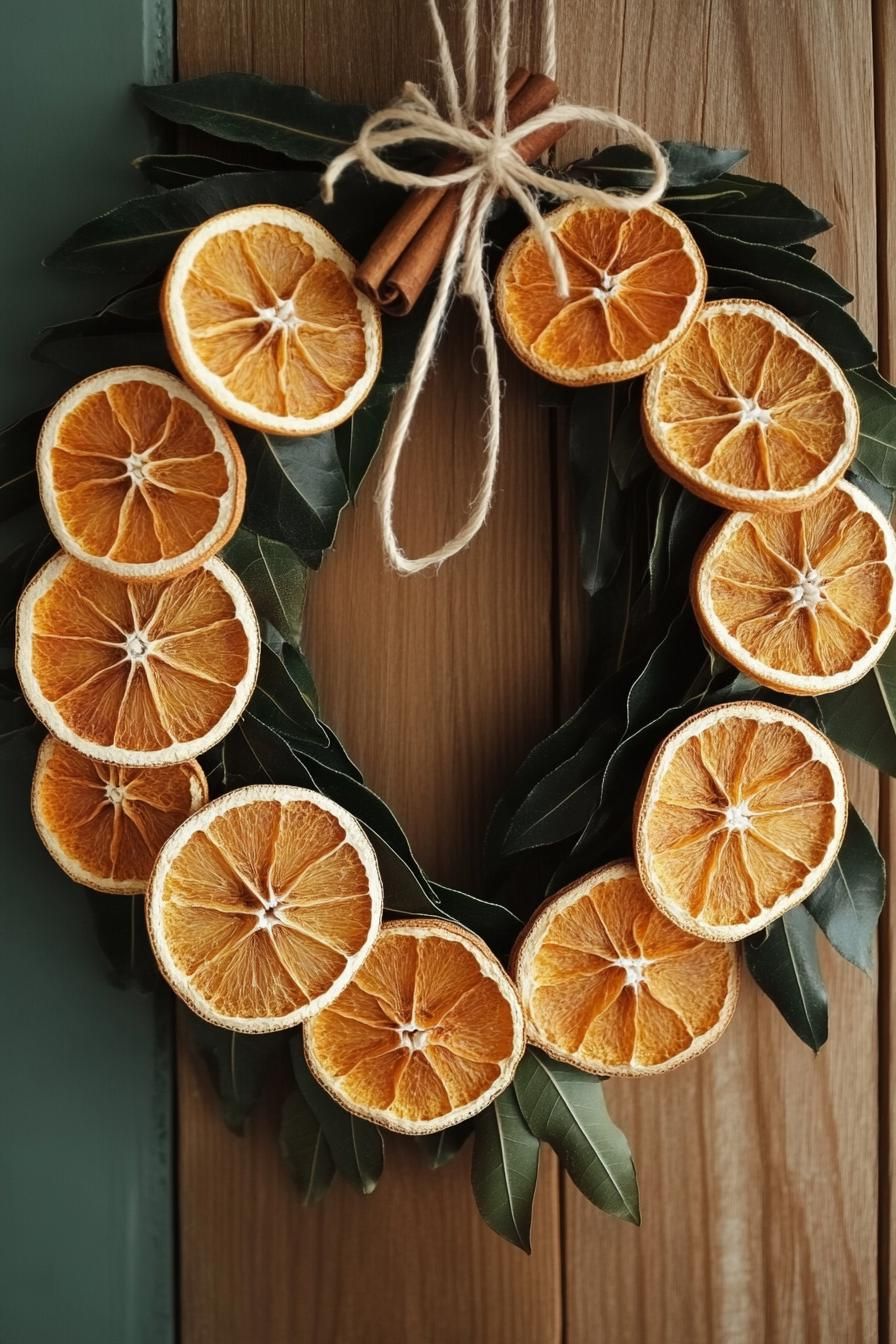 1. Festive Citrus Garland DIY