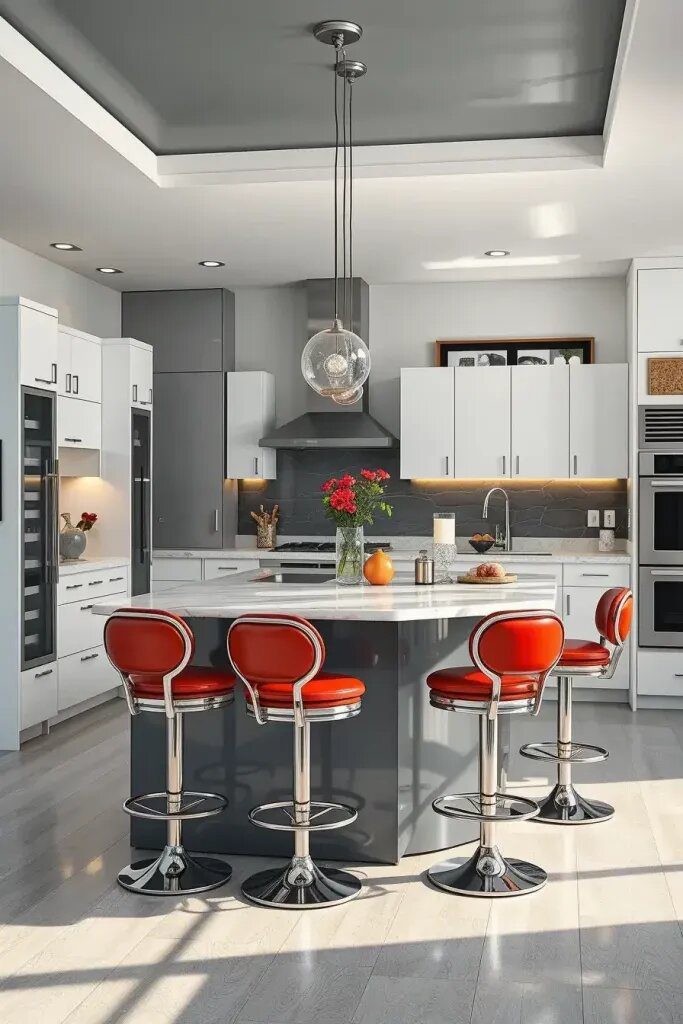 Diner-Style Bar Stools for a Retro Feel - photo 2