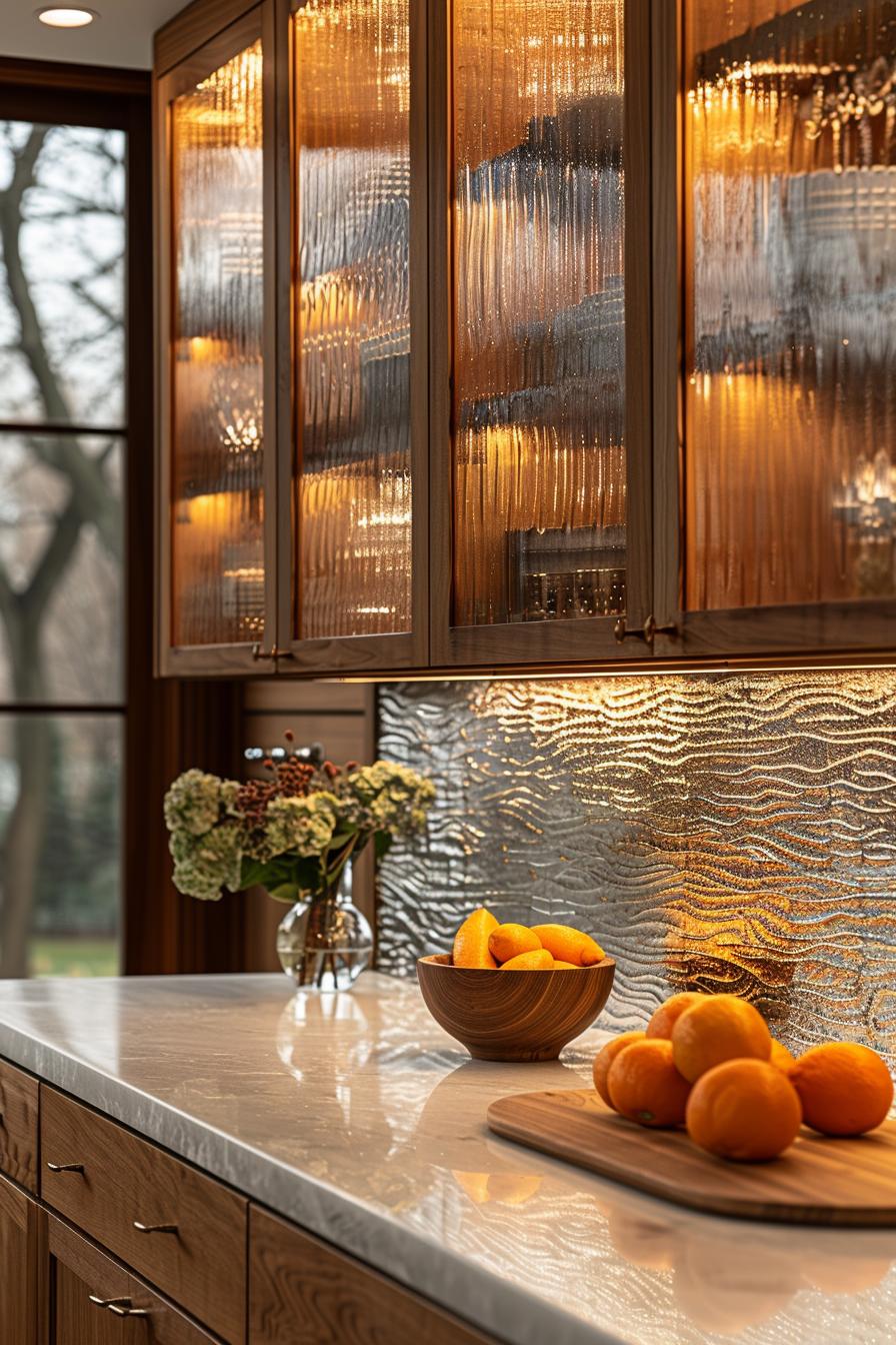 7. Fluted Glass Cabinet Door Ideas - photo 3