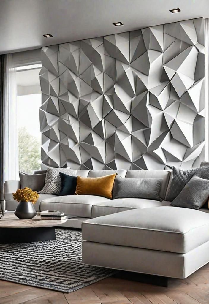 5. Textured 3D Wall Panels