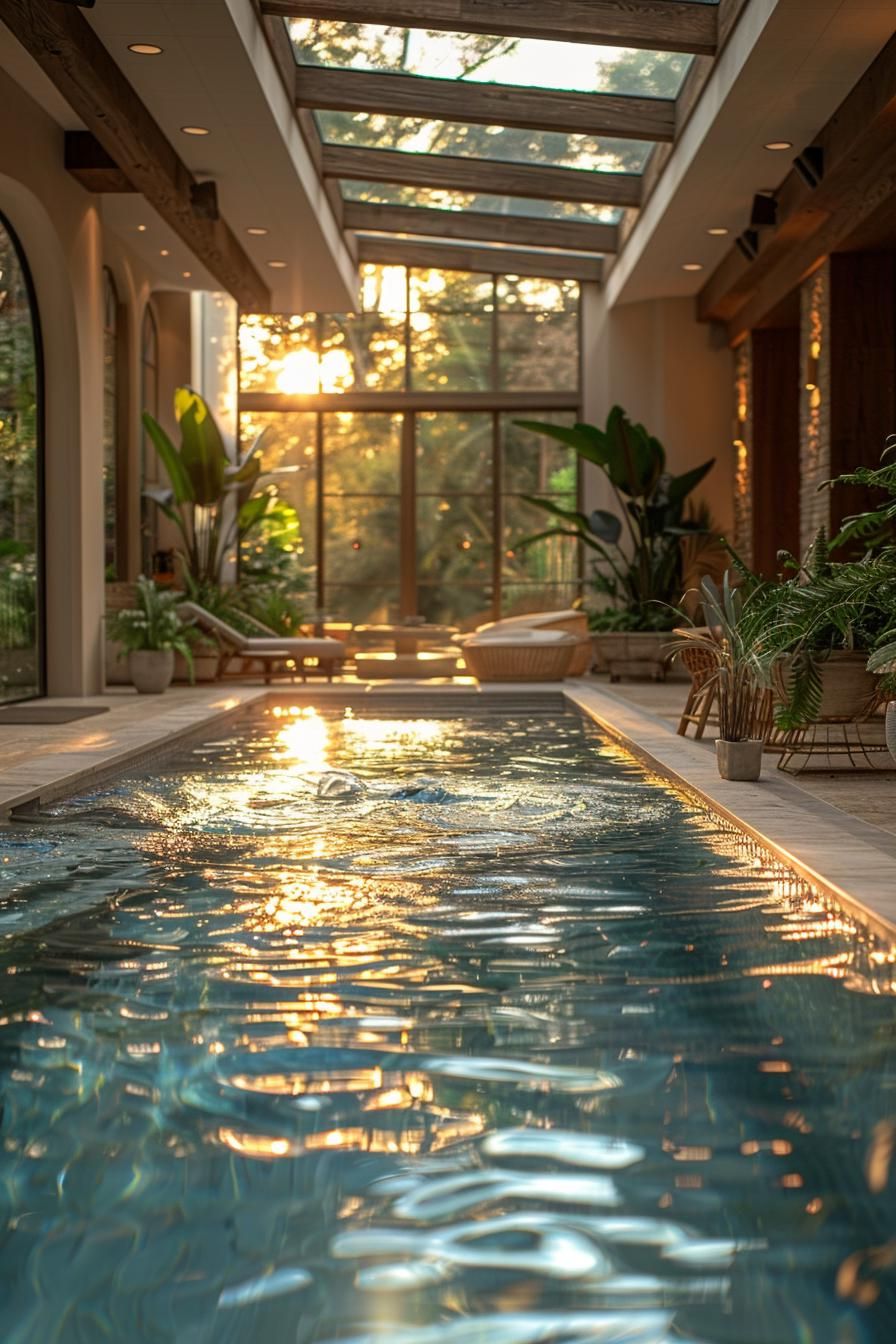 11. Glass-Walled Indoor-Outdoor Pool Concept