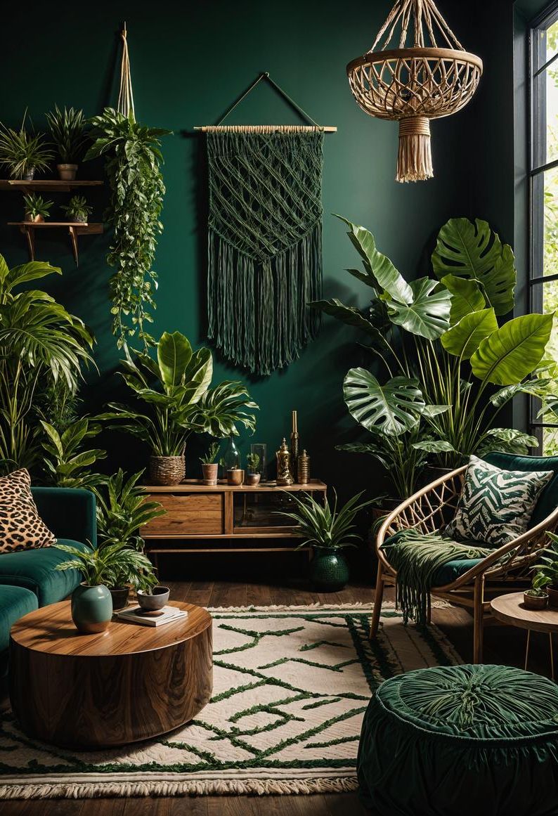 12. Midnight Jungle Room Inspiration