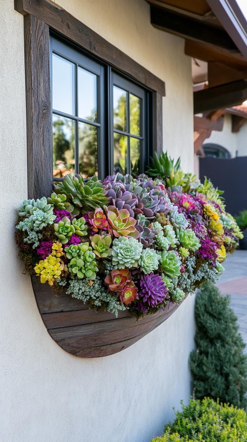 14. Succulent Wall Art for Dry Climates - photo 2