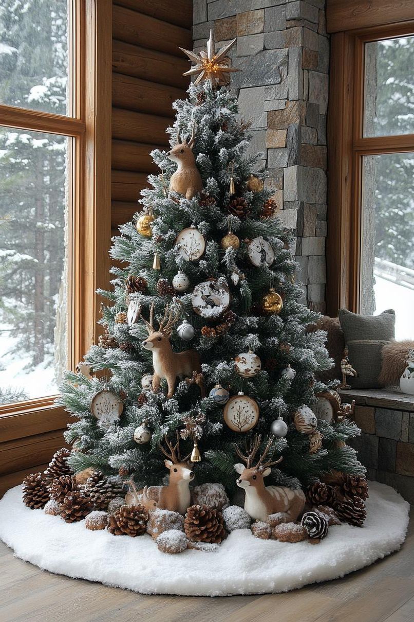 6. Woodland Cabin Tree Theme - photo 2