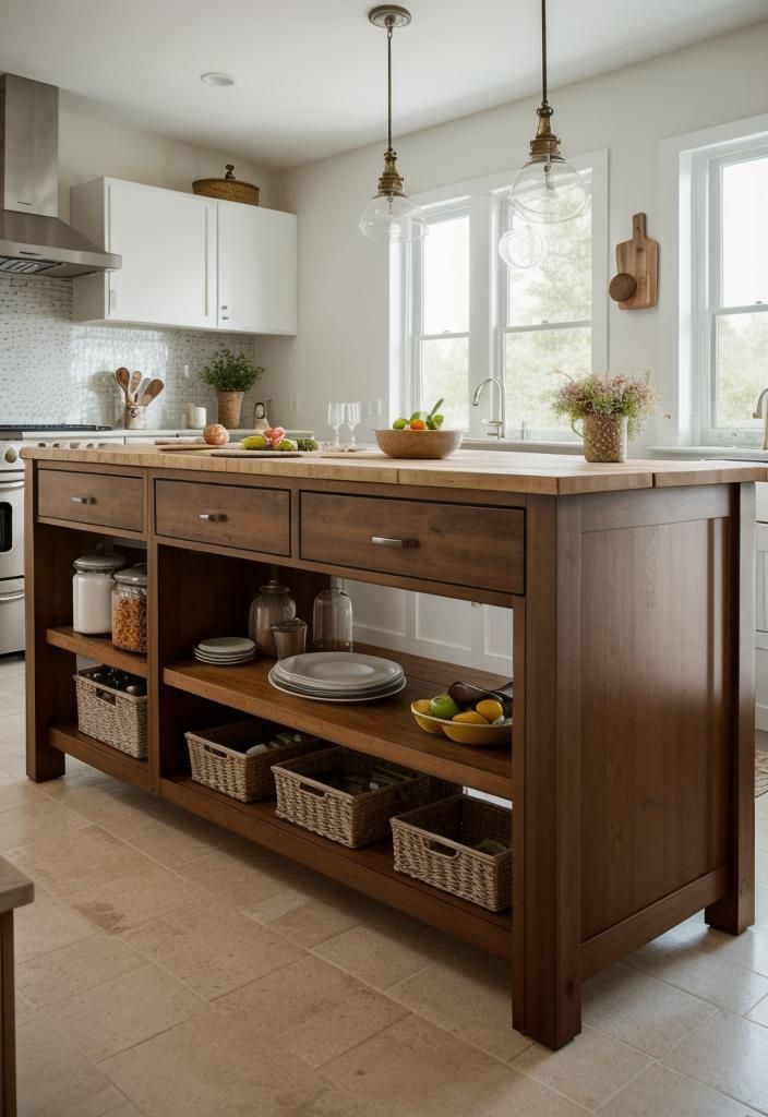 15. Eclectic Drawer Fronts for Island