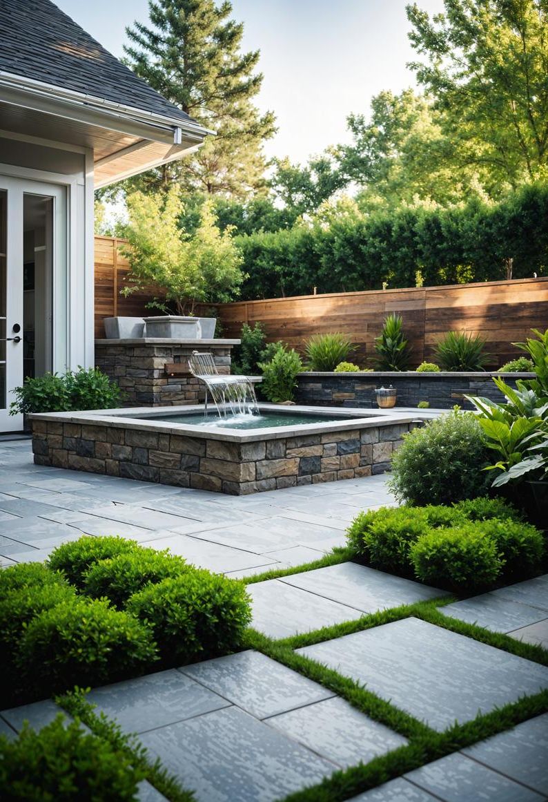 21. Patio Designs Built Around Water Features - photo 2