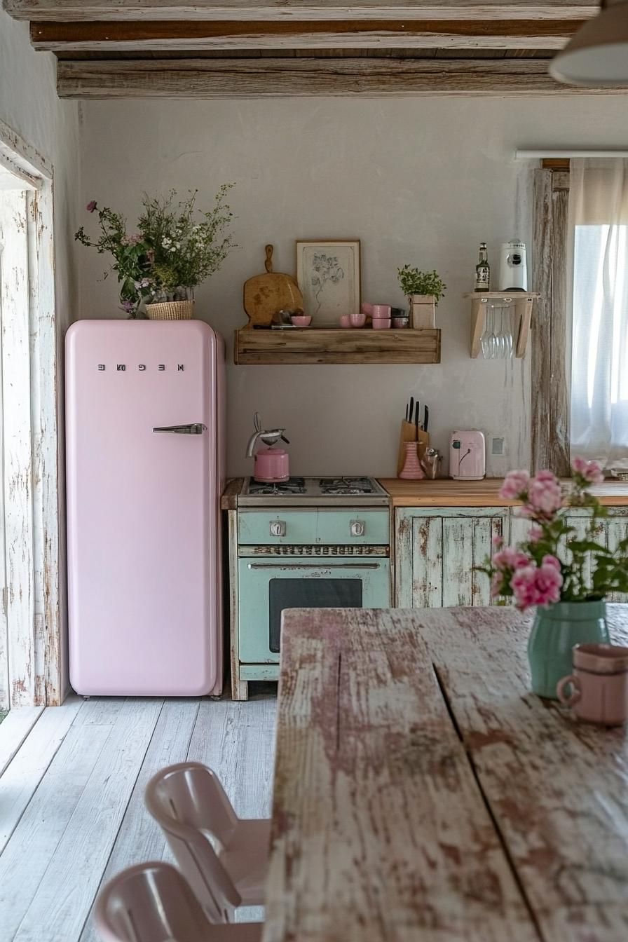 14. Add Retro Color with Small Appliances