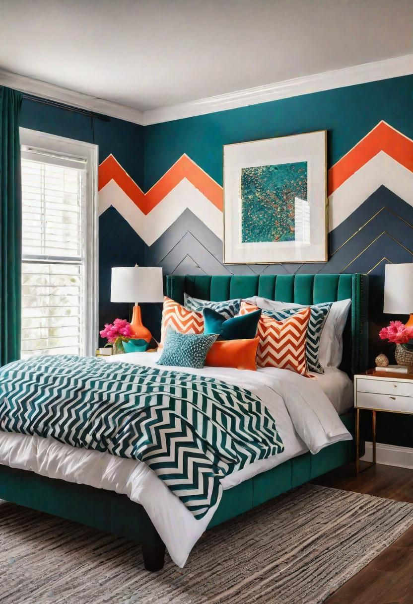 30. Fresh Chevron Accent Wall Ideas
