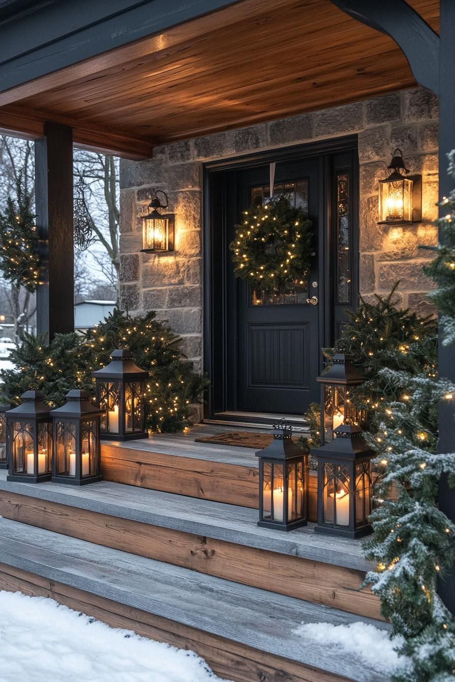 5. Rustic Lanterns for Porch Lighting - photo 3