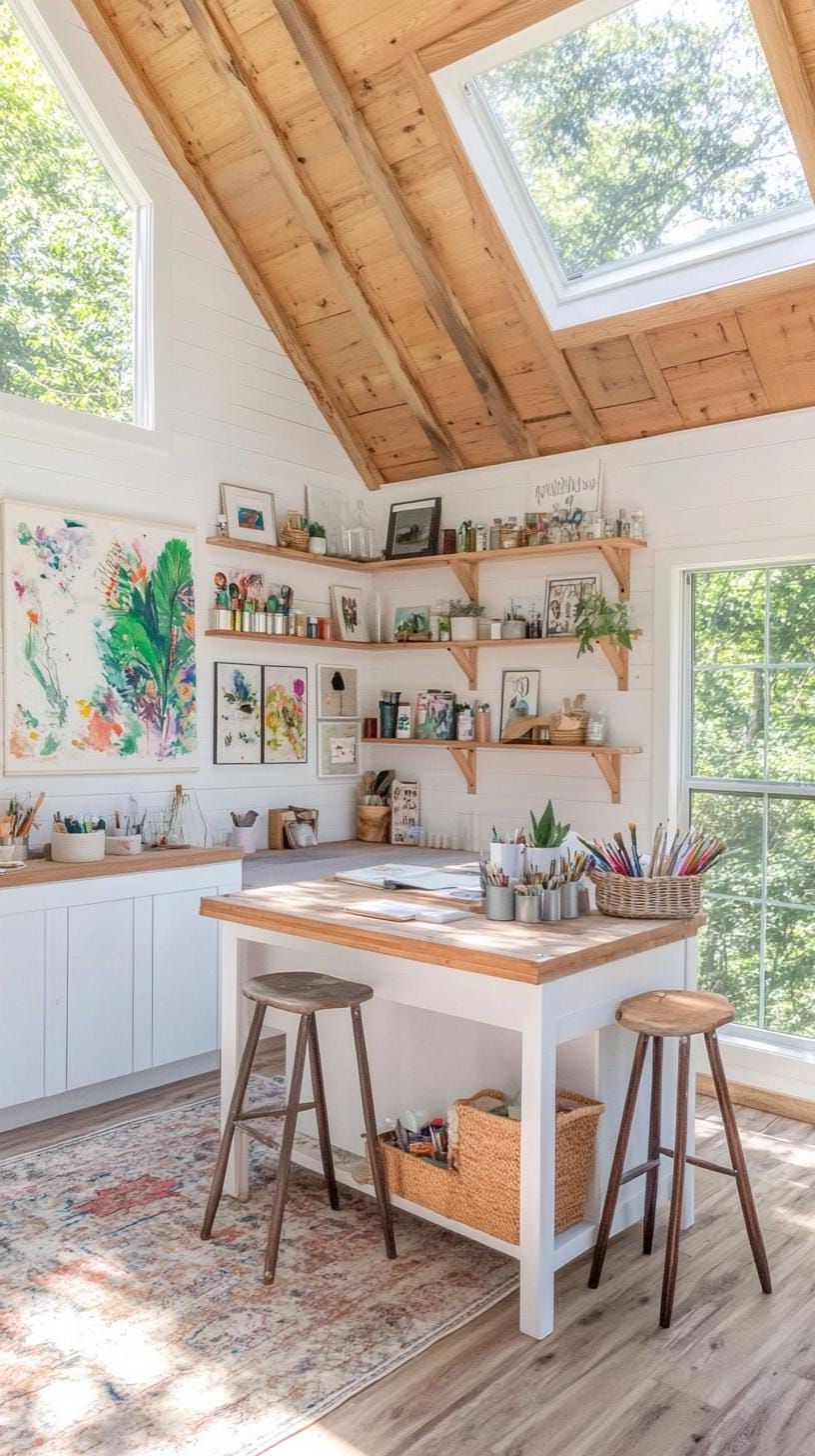 10. Cozy Studio Retreat with Wood Ceiling and Skylight - photo 3
